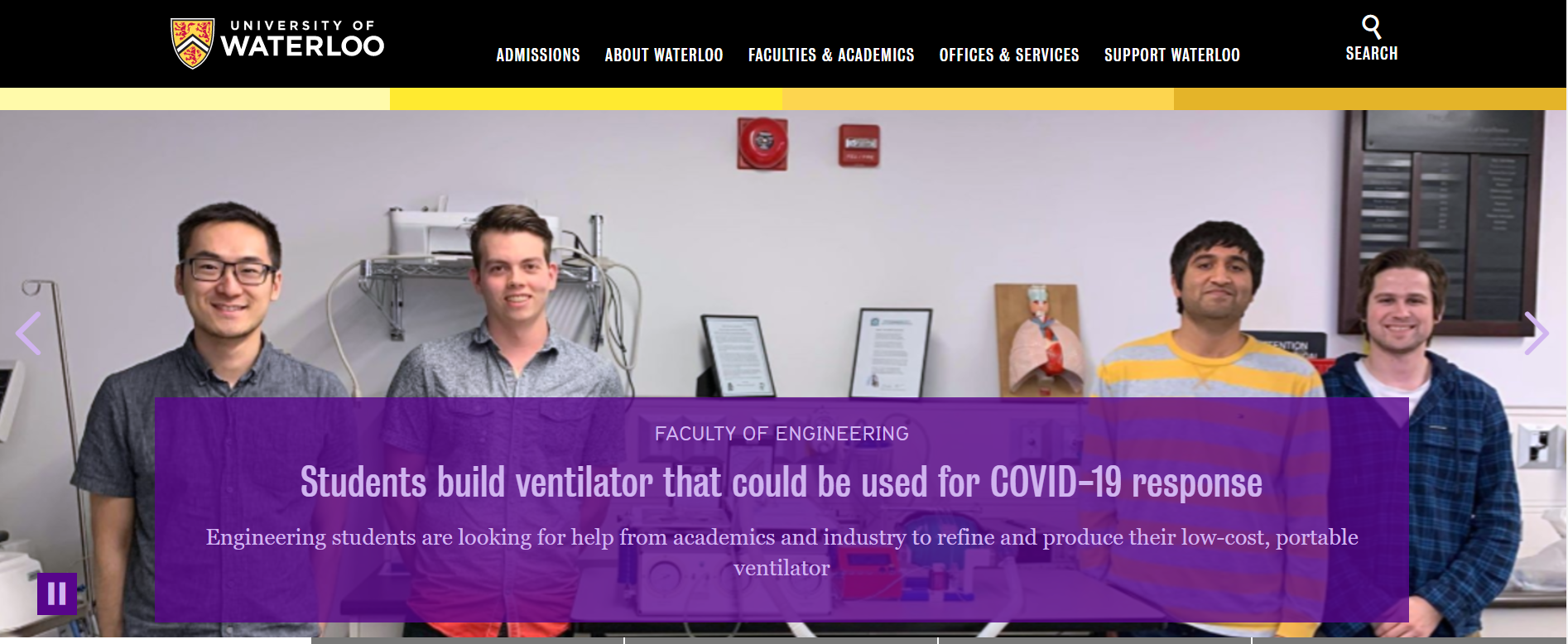 Waterloo Air Project Article